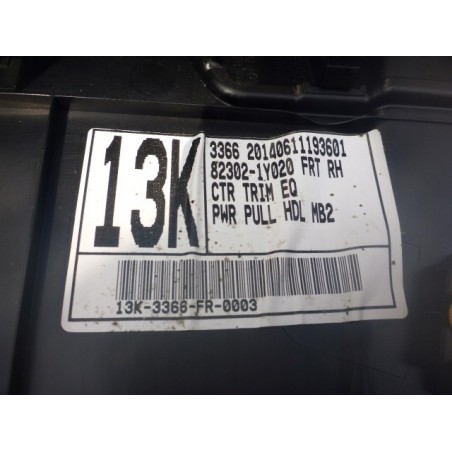 BOCZEK DRZWI PRZÓD PRAWY KIA PICANTO II TA 11-