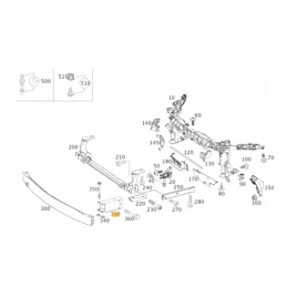 STREFA ZGNIOTU LEWA PRAWA W176 W246 C117 X156 13-