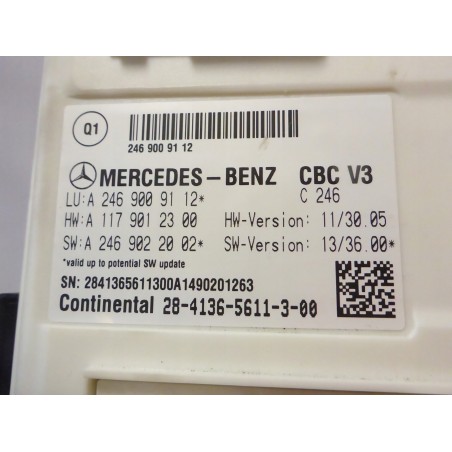 MODUŁ KOMFORTU SAM BSI MERCEDES W246 B-KLASA 11-