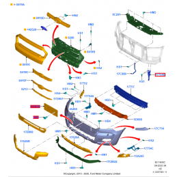 MOCOWANIE UCHWYT ZDERZAKA FORD RANGER III LIFT 15-