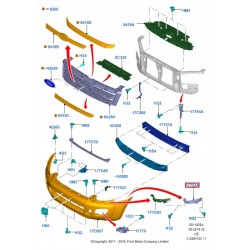 ŚLIZG ZDERZAKA LEWY PRAWY FORD RANGER III 11-15