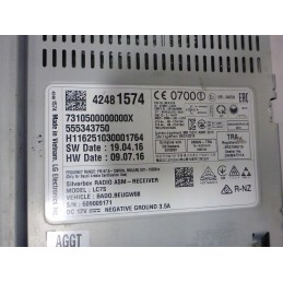 RADIO 42481574 555343750 OPEL ASTRA V K HB 15-