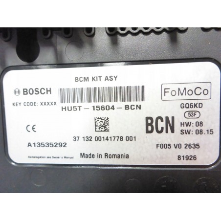 MODUŁ KOMFORTU BSI GEM FORD FIESTA MK8 17- 1.0 EB