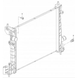 CHŁODNICA WODY OPEL KARL 1.0 12V 15-NOWA OE