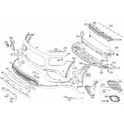 MOCOWANIE ZDERZAKA PRZEDNIEGO GLB X247 19- AMG