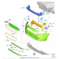 RAMKA ATRAPY FORD TRANSIT TOURNEO COURIER 14-18