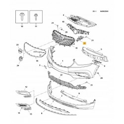 WYPEŁNIENIE ATRAPY LEWE PRAWE OPEL MOKKA X 16-