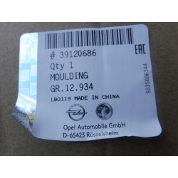 LISTWA DRZWI CHROMOWANA LEWA PRAWA CROSSLAND X 17-