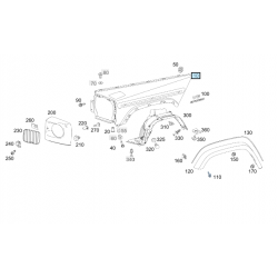 BŁOTNIK PRZEDNI G KLASA W463 18- AMG G 63