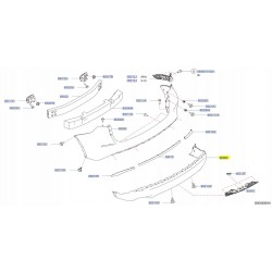 SPOILER ZDERZAK HOKEJ TYŁ NISSAN MURANO Z52 16-