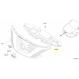 NAKŁADKA OSŁONA PASA PRZÓD MURANO Z52 16-