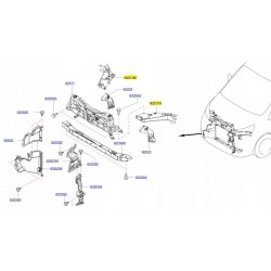 OKULAR PAS PRZÓD LEWY PRAWY NISSAN NV200 09-