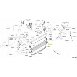 INTERCOOLER CHŁODNICA POWIETRZA MURANO Z51 2.5 DCI