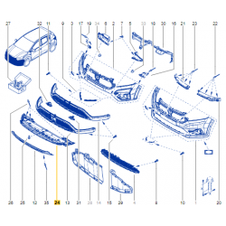 OSŁONA POD ZDERZAK DACIA SANDERO III STEPWAY 21-