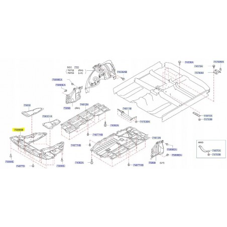 OSŁONA PŁYTA POD SILNIK NISSAN MURANO Z51 08-