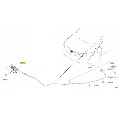 ZAMEK MASKI NISSAN MURANO Z51 08-