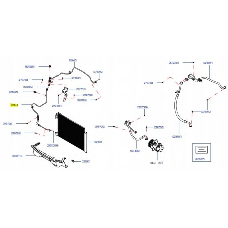 PRZEWÓD KLIMATYZACJI NISSAN JUKE II F16 1.0 19-