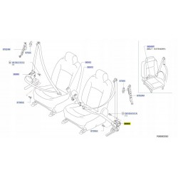 PAS BEZPIECZEŃSTWA LEWY PRZÓD ALTIMA V L33 LIFT