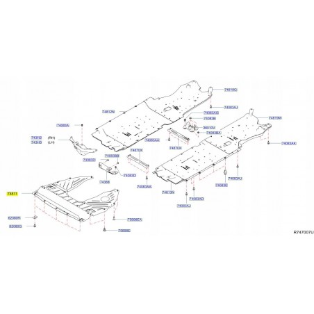 OSŁONA POD SILNIK NISSAN ALTIMA V L33 LIFT 15-