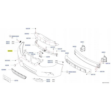 ZDERZAK PRZÓD PRZEDNI NISSAN ALTIMA V L33 LIFT 15-