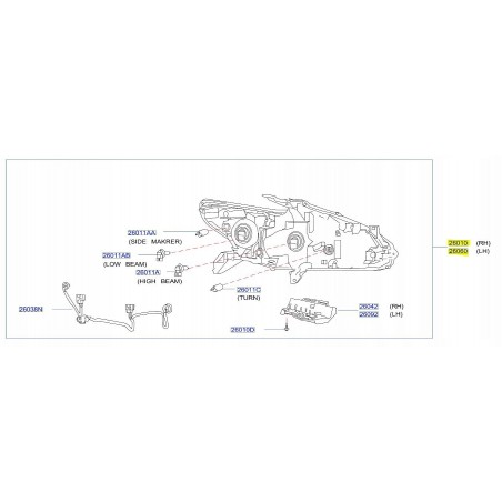 LAMPA LEWY PRAWY PRZÓD NISSAN ALTIMA V L33 LIFT