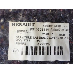 TAPICERKA BAGAŻNIKA L/P DACIA SANDERO II 12-