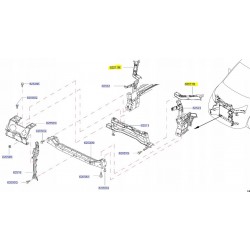 OKULAR LAMPY LEWY PRAWY PRZÓD NISSAN E-NV200 14-