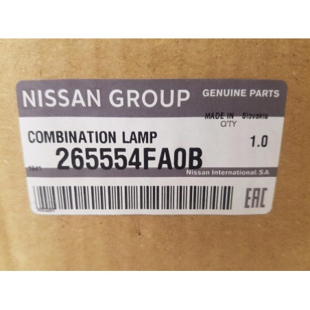 LAMPA TYŁ TYLNA LEWA PRAWA NISSAN E-NV200 14-