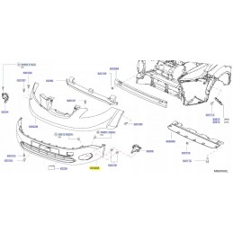 ZDERZAK PRZÓD PRZEDNI DOLNY NISSAN E-NV200 14-
