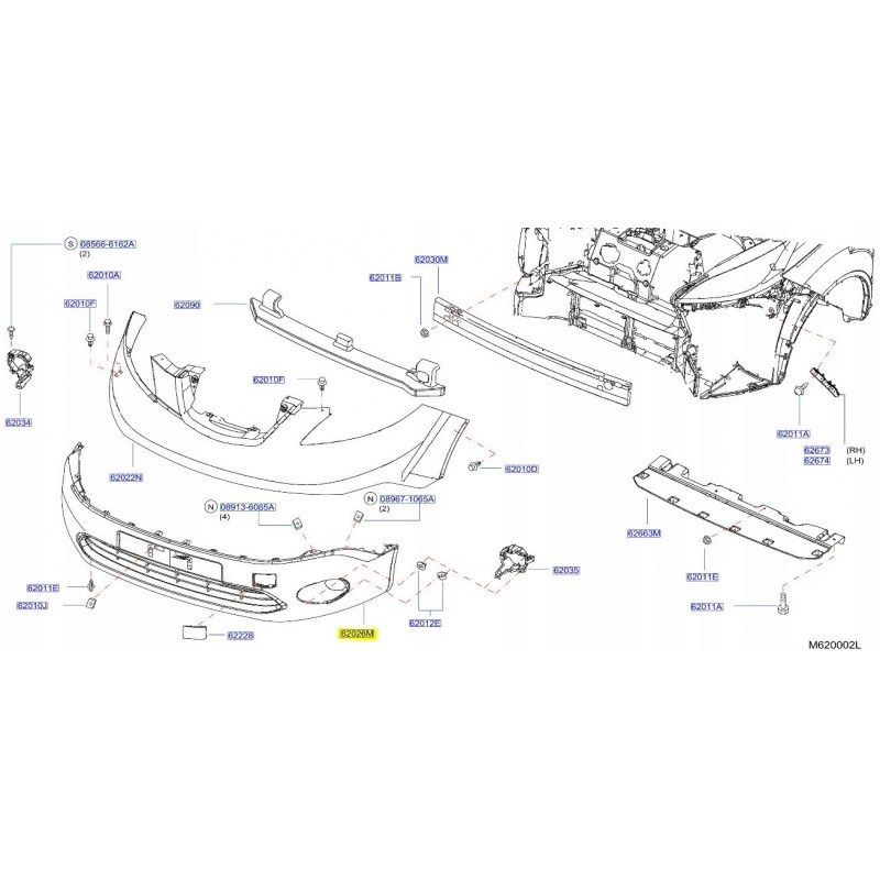 ZDERZAK PRZÓD PRZEDNI DOLNY NISSAN E-NV200 14-