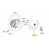 PODUSZKA AIRBAG KIEROWCY NISSAN LEAF ZE0 13 -