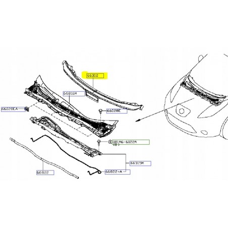 PODSZYBIE NISSAN LEAF ZE0 2010 -