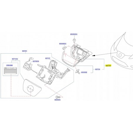 WSPORNIK ATRAPY PORTU ŁADOWANIA LEAF ZE0 2010 -