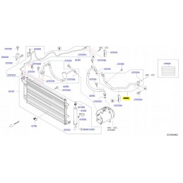 PRZEWÓD KLIMATYZACJI NISSAN LEAF ZE0 2010 -