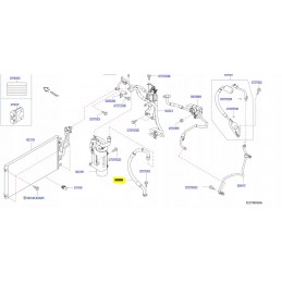 PRZEWÓD KLIMATYZACJI NISSAN LEAF ZE0 2010 -