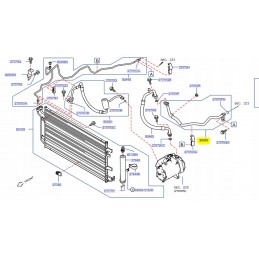 PRZEWÓD KLIMATYZACJI NISSAN LEAF II ZE1 17- NOWY