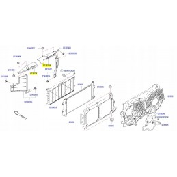 KIEROWNICA POWIETRZA GÓRNA NISSAN LEAF II ZE1 17-