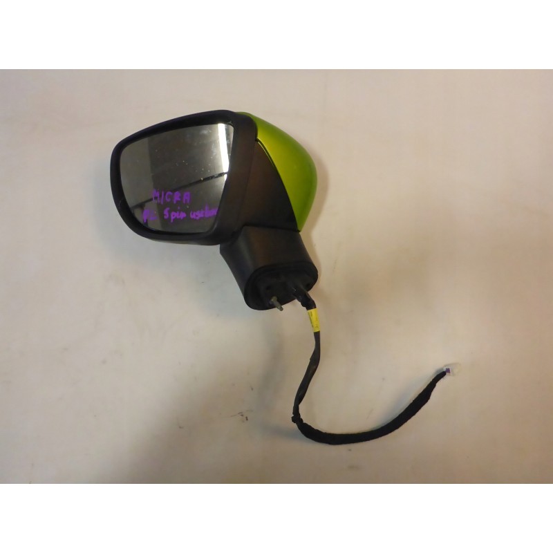 LUSTERKO LEWY PRZÓD NISSAN MICRA K14 17- 5PIN
