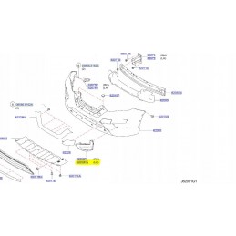 KRATKA RAMKA HALOGENU LEWA X-TRAIL T32 LIFT 17-