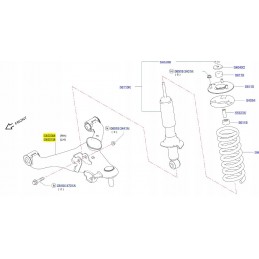 WAHACZ LEWY PRAWY PRZÓD DOLNY NAVARA NP300 D23 15-