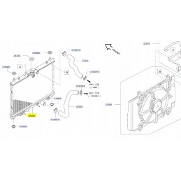 CHŁODNICA WODY NISSAN JUKE LIFT 1.6 16V 14- ORYG.