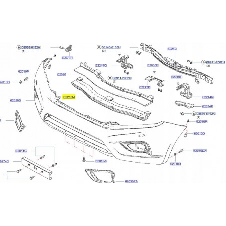 ABSORBER WSPORNIK ZDERZAKA NAVARA NP300 D23 15-