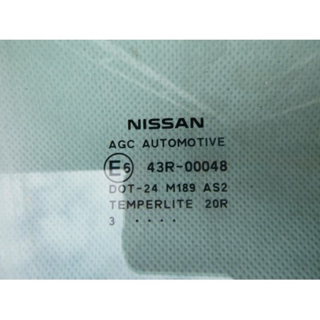 SZYBA DRZWI PRAWY PRZÓD NISSAN NOTE E12 13-