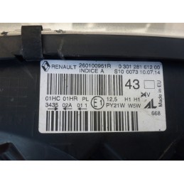 LAMPA PRAWA PRAWY PRZÓD RENAULT CAPTUR 13- UK