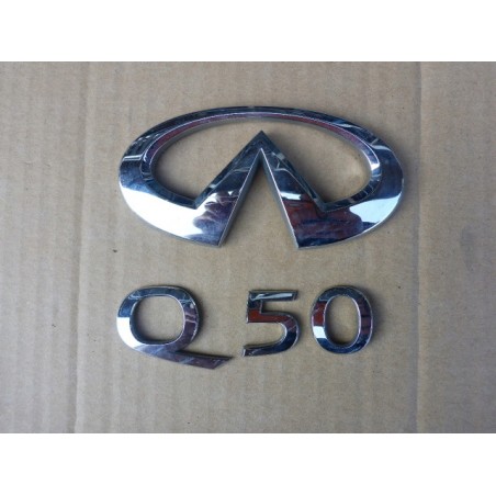 EMBLEMAT LOGO KLAPY TYŁ INFINITI Q50 13-