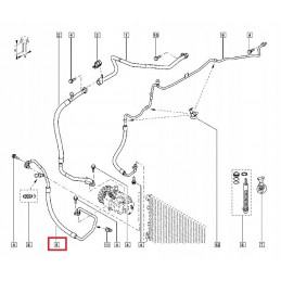 PRZEWÓD KLIMATYZACJI KOMPRESORA MOVANO III 2.3 DCI
