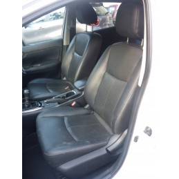 FOTELE KANAPA PRZÓD TYŁ SKÓRA NISSAN PULSAR 14-