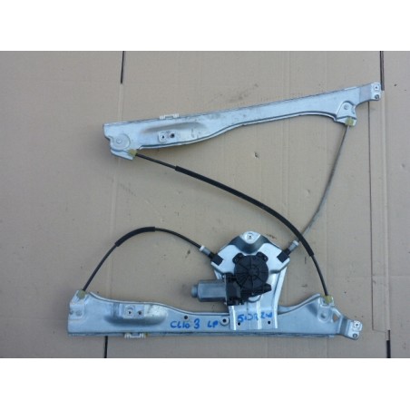 PODNOŚNIK SZYBY LEWY PRZÓD CLIO III 3 5D