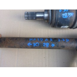 PÓŁOŚ PRAWA DŁUGA MAZDA 3 2.2 MZR-CD 09-13