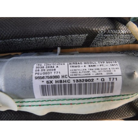 KURTYNY AIRBAG LEWA PRAWA PEUGEOT 308 1.4 1.6 VTI